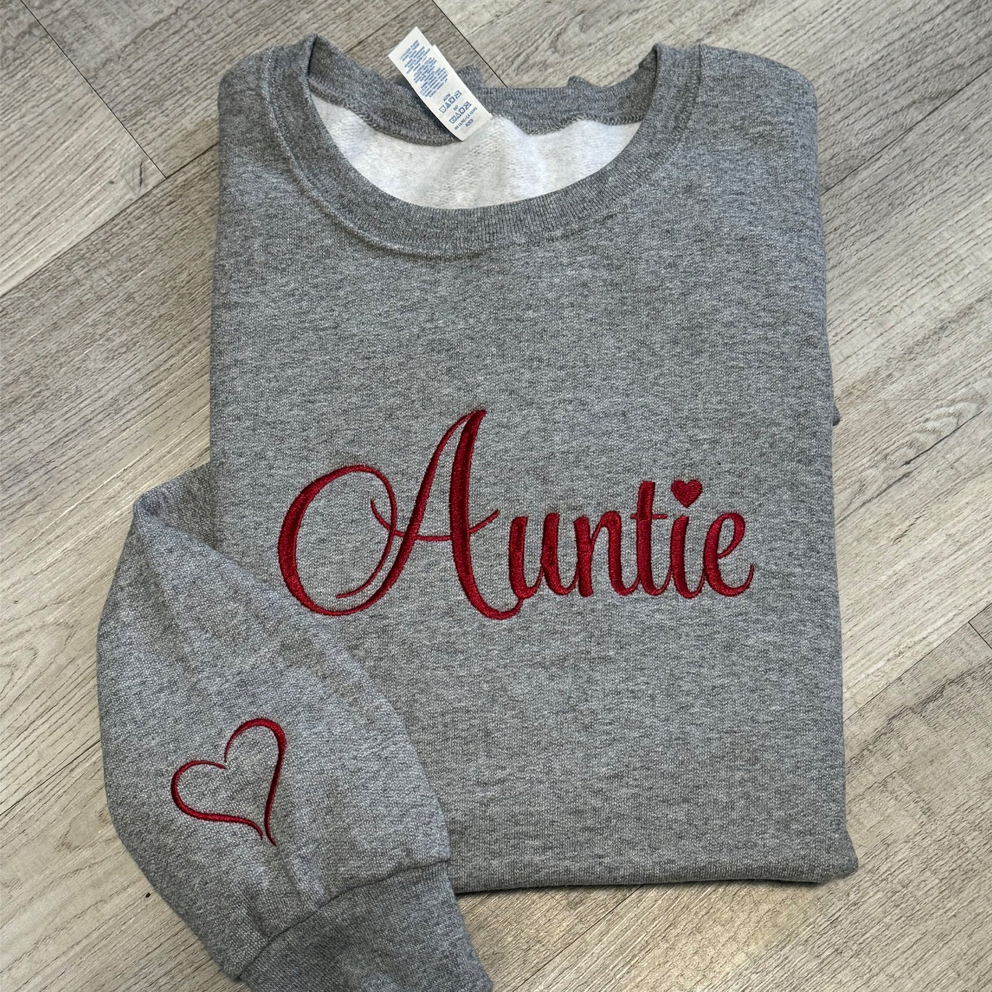 Embroidered Auntie Sweatshirt