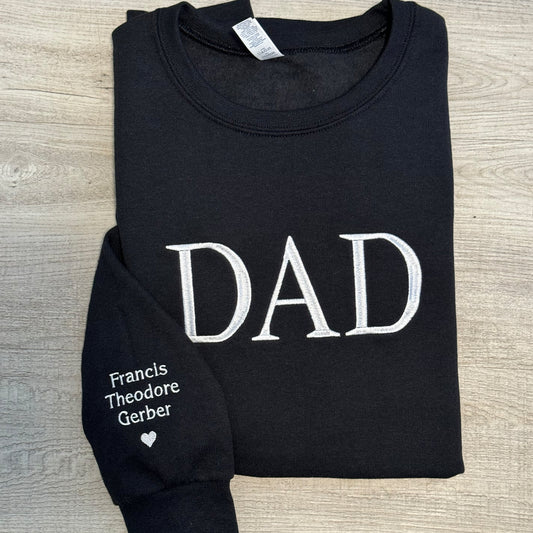 Embroidered Dad Sweatshirt