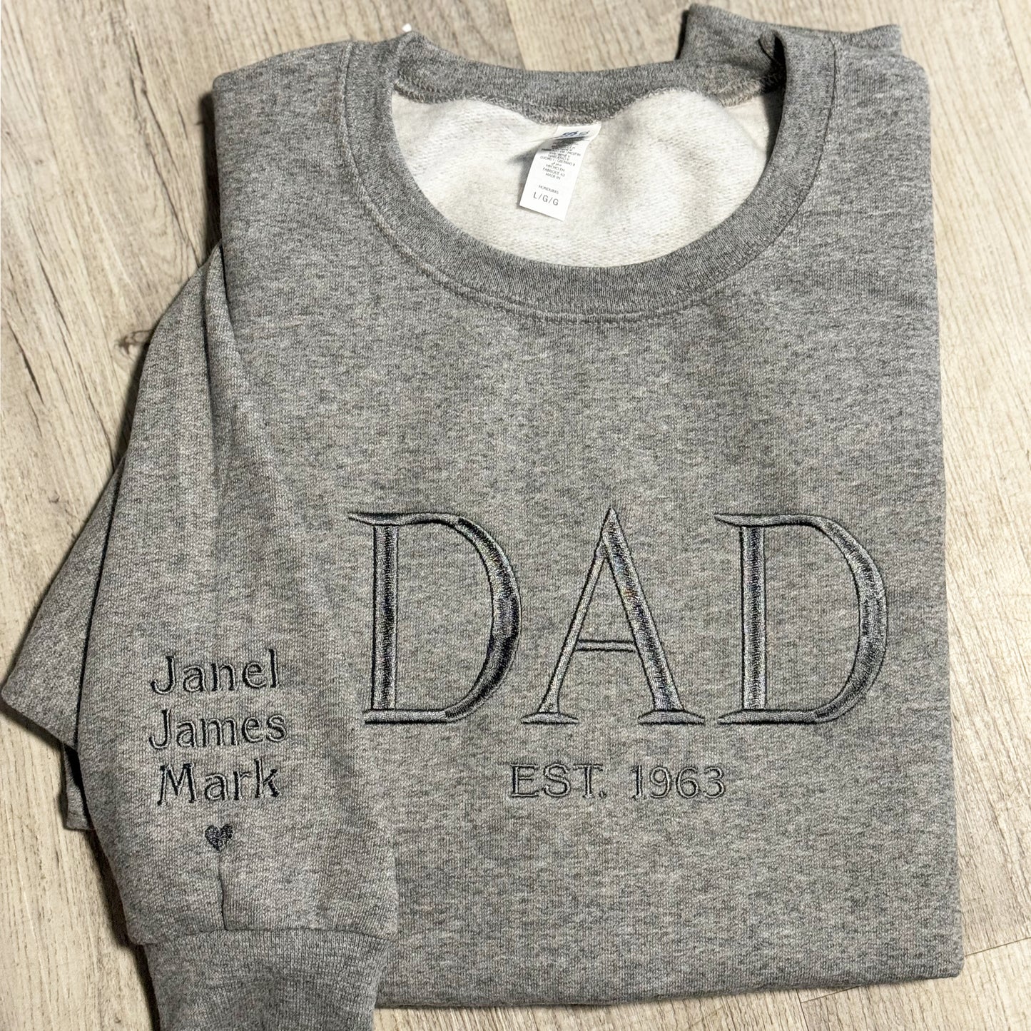 Embroidered Dad Sweatshirt