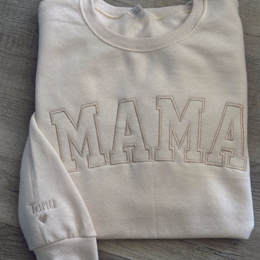 Embroidered Mama Sweatshirt