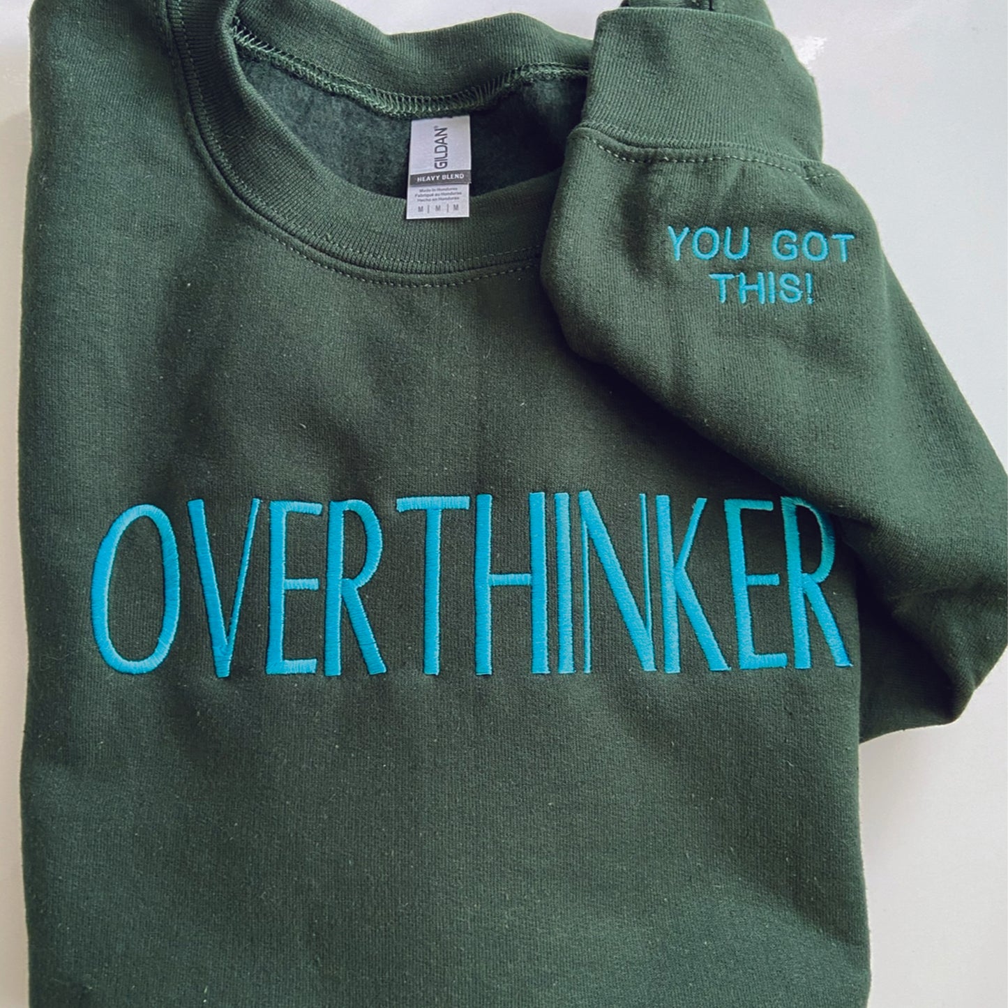 Embroidered Overthinker Sweatshirt