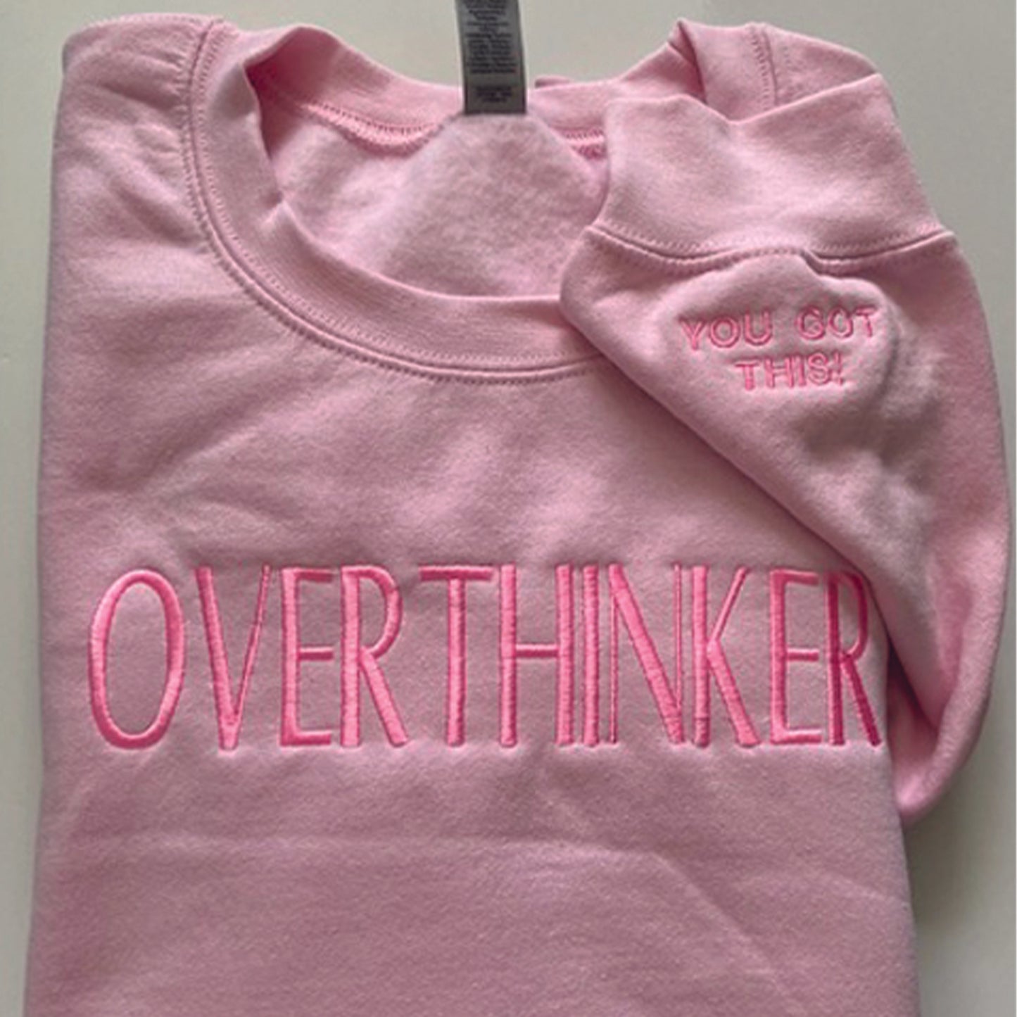 Embroidered Overthinker Sweatshirt